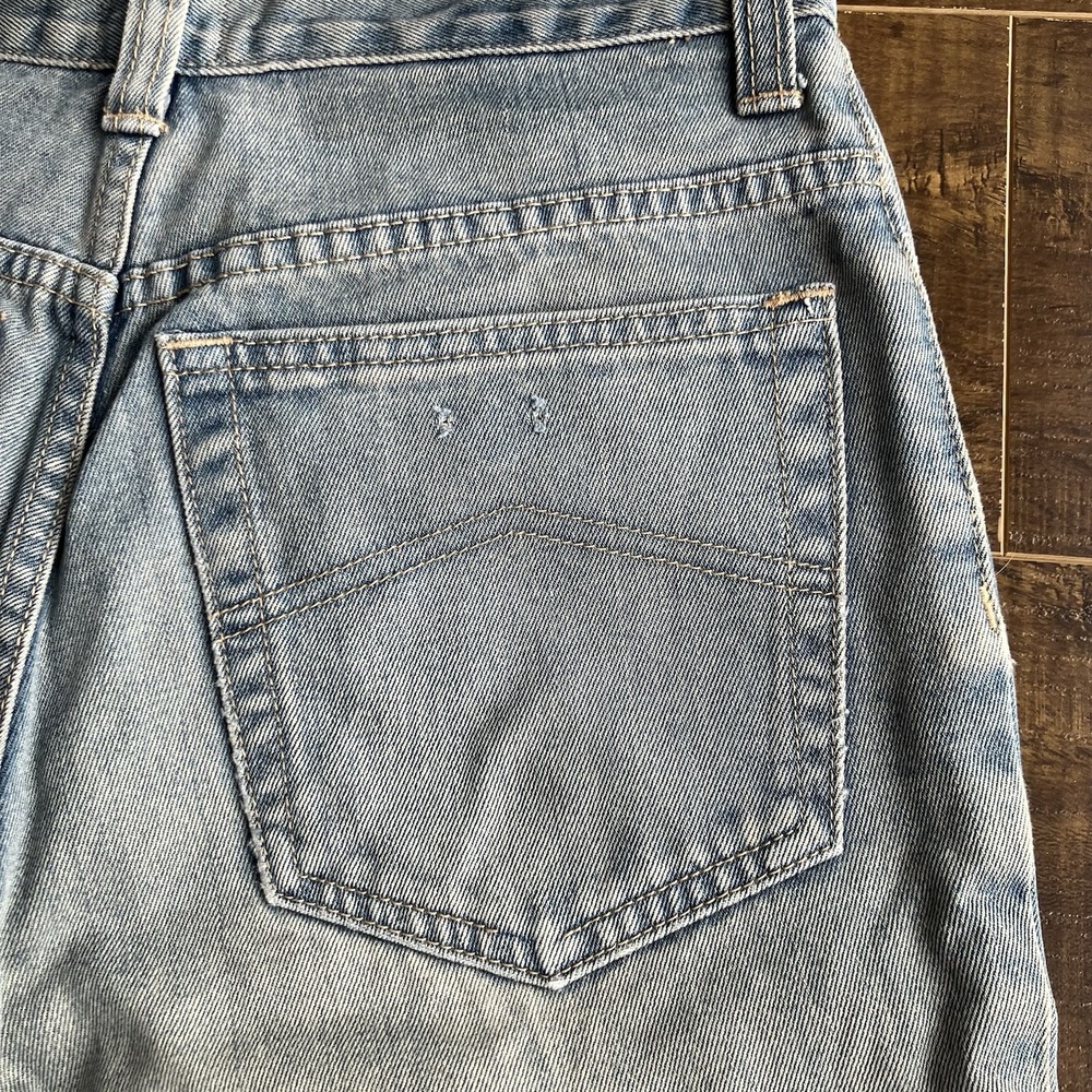 Vintage Armani True Blues Light Wash Denim Jeans Made in Italy High Ris - Picture 11 of 12